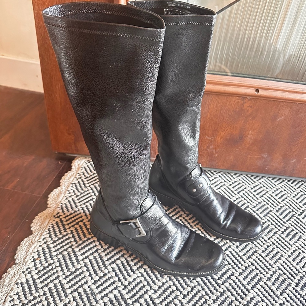 UGC Franco Sarto Tall Leather Boots Size 8.5